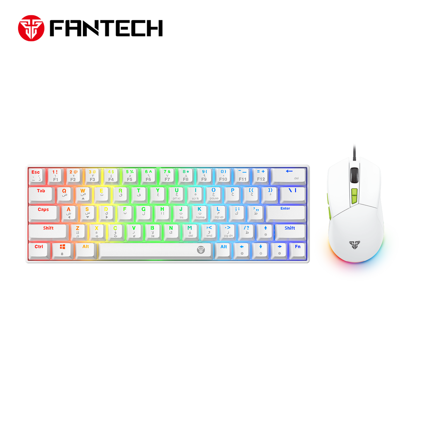 Fantech Atom63 MK859c Mechanical Gaming Keyboard & Mouse Arabic/English