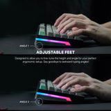 Fantech MK913 ATOM PRO83 RGB Bluetooth, Wireless Gaming keyboard Saturn