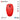 FANTECH ARIA XD7V2 Wireless Gaming Mouse, 53g Ultra-Lightweight HUANO Switches, Ambidextrous Egg Shape 5 Programmable Buttons, Red
