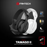 FANTECH WHG04 TAMAGO II Multi-Platform Wireless Gaming Headset White