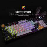 Fantech MK890V2 ATOM 96 RGB Mechanical Gaming Keyboard MIZU EDITION Sky Blue