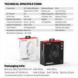 FANTECH WHG04 TAMAGO II Multi-Platform Wireless Gaming Headset White