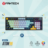 Fantech MK890V2 ATOM 96 RGB Mechanical Gaming Keyboard MIZU EDITION Sky Blue