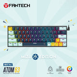 Fantech MK874 V2 Atom 63 Hot swappable Mechanical Keyboard Sky Blue