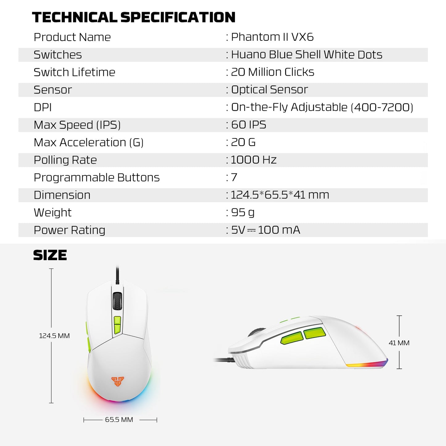 Fantech Atom63 MK859c Mechanical Gaming Keyboard & Mouse Arabic/English