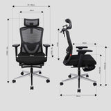 FANTECH OCA259 PRO OFFICE CHAIR (BLACK)