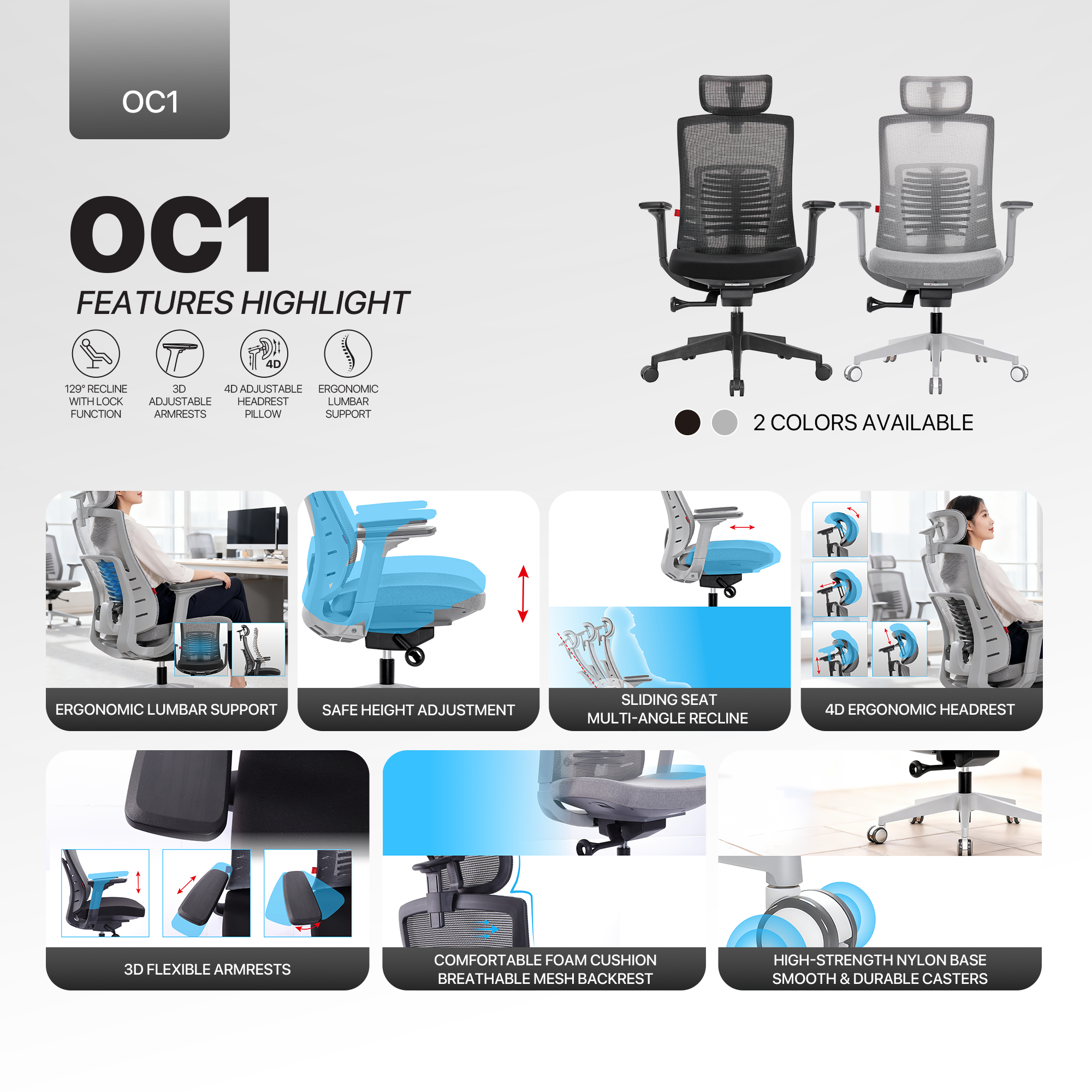 Oc1 Storage Rack FANTECH OC1 كرسي مكتب مريح أسود – Fantech Jordan