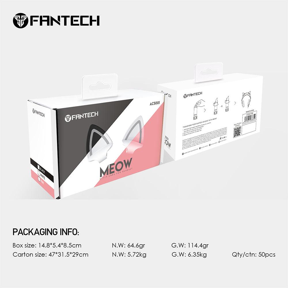 FANTECH AC5001 MEOW KITTY EARS FOR HEADSET - Fantech Jordan | Gaming Accessories Store 