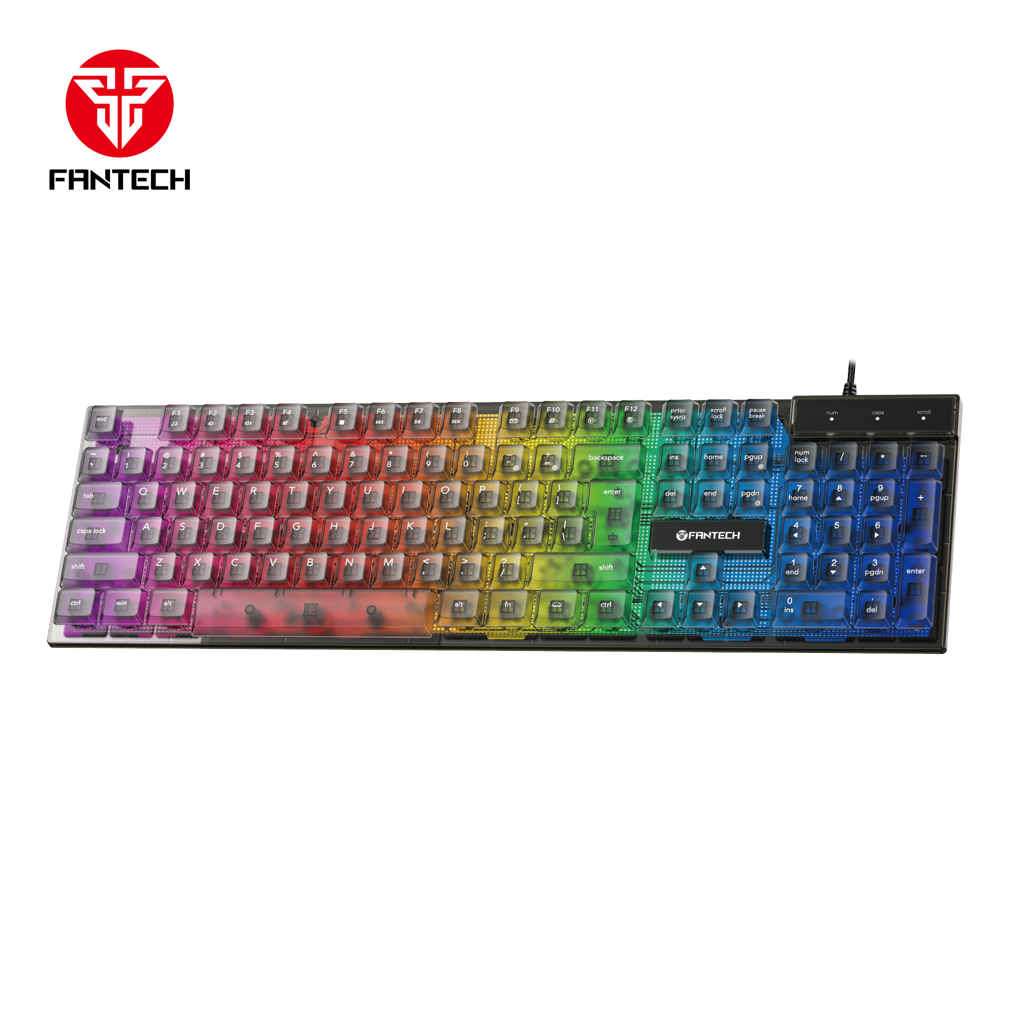 Fantech Shikari K515 RGB Membrane Gaming Keyboard - Fantech Jordan | Gaming Accessories Store 