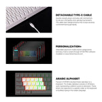 Fantech Atom63 MK859 Mechanical Gaming Keyboard Arabic/English - Fantech Jordan | Gaming Accessories Store 