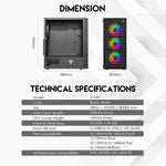 Fantech Aero 2 CG83 Middle Tower Case - Fantech Jordan | Gaming Accessories Store 