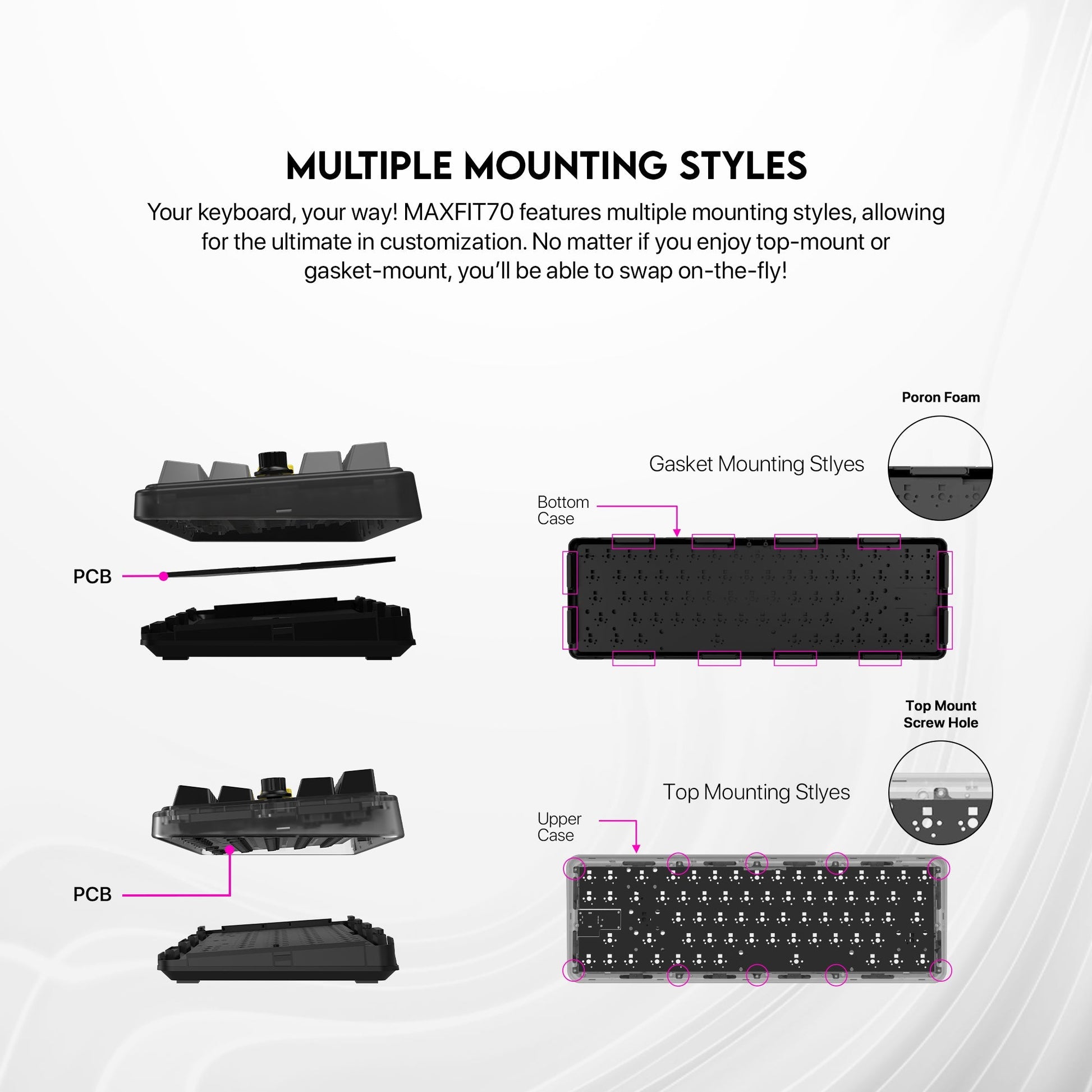 Fantech Maxfit70 MK911 Vibe Edition EPIC GREYSCALE Mechanical Gaming Keyboard - Fantech Jordan | Gaming Accessories Store 