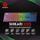 Fantech Shikari K515 RGB Membrane Gaming Keyboard - Fantech Jordan | Gaming Accessories Store 