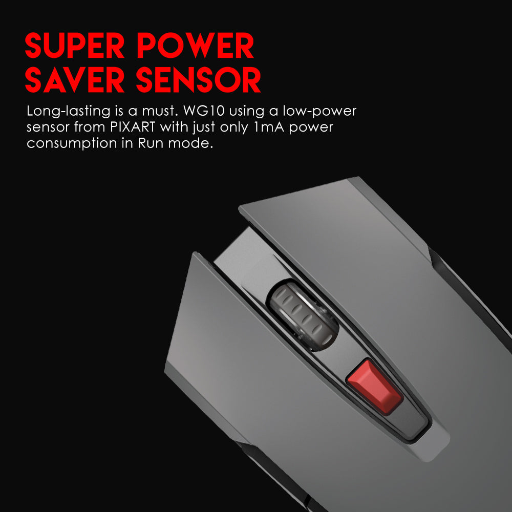 RAIGOR II WG10 WIRELESS 2.4GHZ PRO-GAMING MOUSE - Fantech Jordan | Gaming Accessories Store 