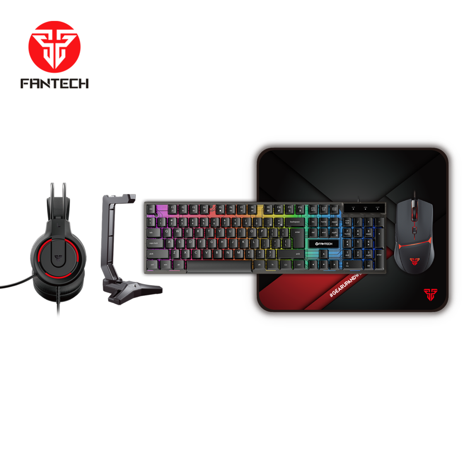 FANTECH P51 Power Bundle Gaming Keyboard and Mouse Combo - Fantech Jordan | Gaming Accessories Store