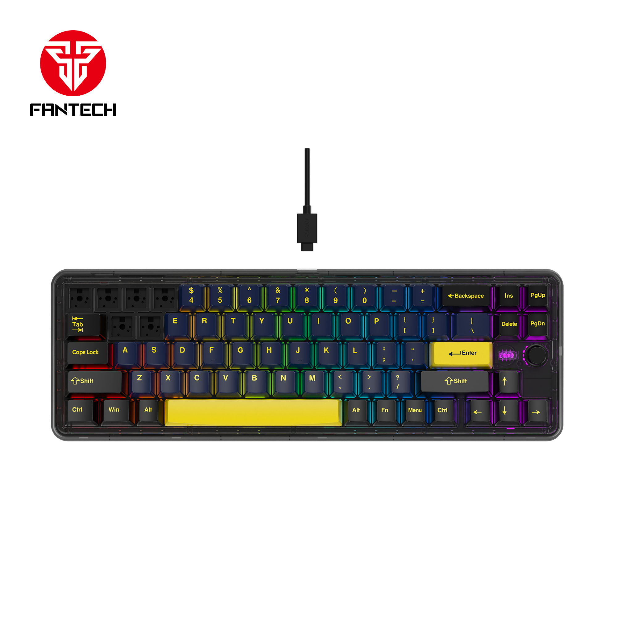Fantech Maxfit70 MK911 Vibe Edition EPIC GREYSCALE Mechanical Gaming Keyboard - Fantech Jordan | Gaming Accessories Store 
