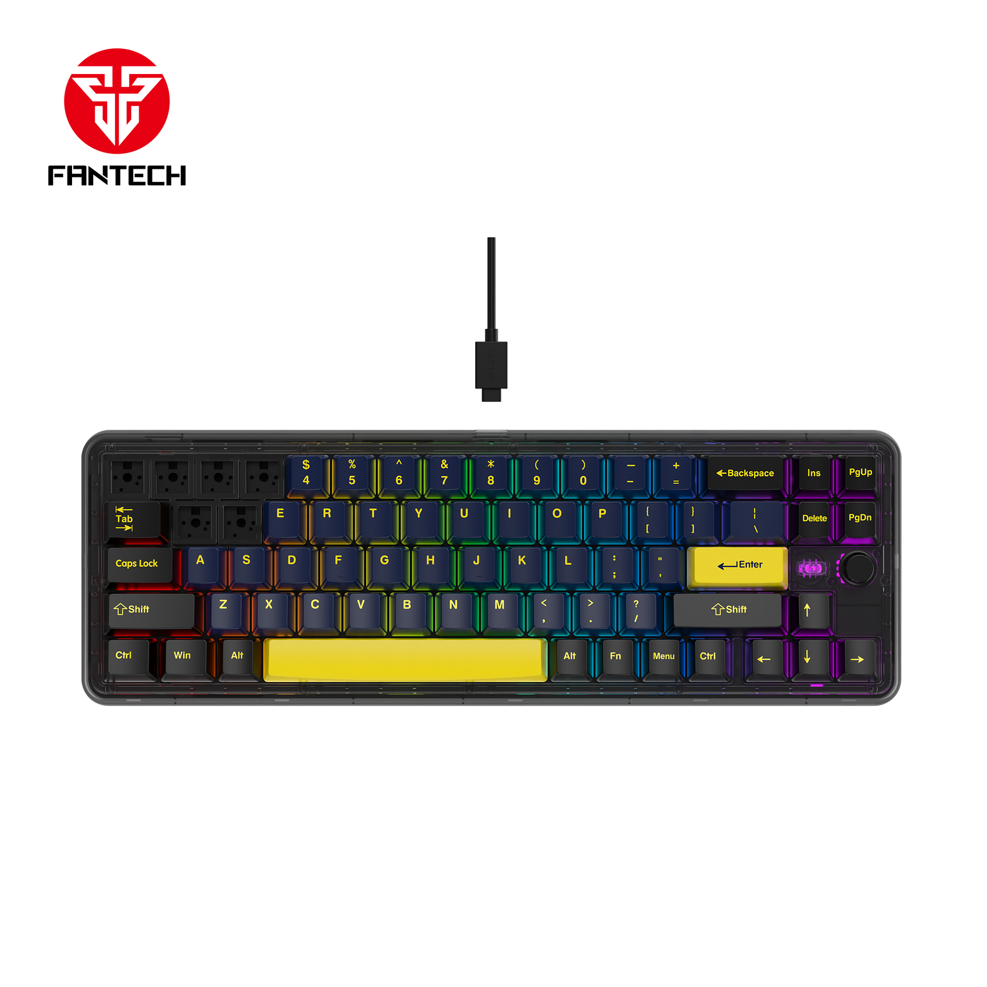 Fantech Maxfit70 MK911 Vibe Edition EPIC GREYSCALE Mechanical Gaming Keyboard - Fantech Jordan | Gaming Accessories Store 