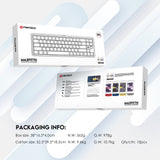 Fantech Maxfit70 MK911 Vibe Edition EPIC GREYSCALE Mechanical Gaming Keyboard - Fantech Jordan | Gaming Accessories Store 