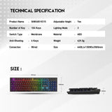 Fantech Shikari K515 RGB Membrane Gaming Keyboard - Fantech Jordan | Gaming Accessories Store 