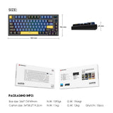 Fantech Maxfit81 MK910 VIBE Grand Cobalt Edition Mechanical Keyboard - Fantech Jordan | Gaming Accessories Store 