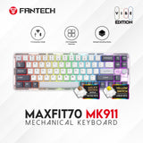 Fantech Maxfit70 MK911 Vibe Edition EPIC GREYSCALE Mechanical Gaming Keyboard - Fantech Jordan | Gaming Accessories Store 