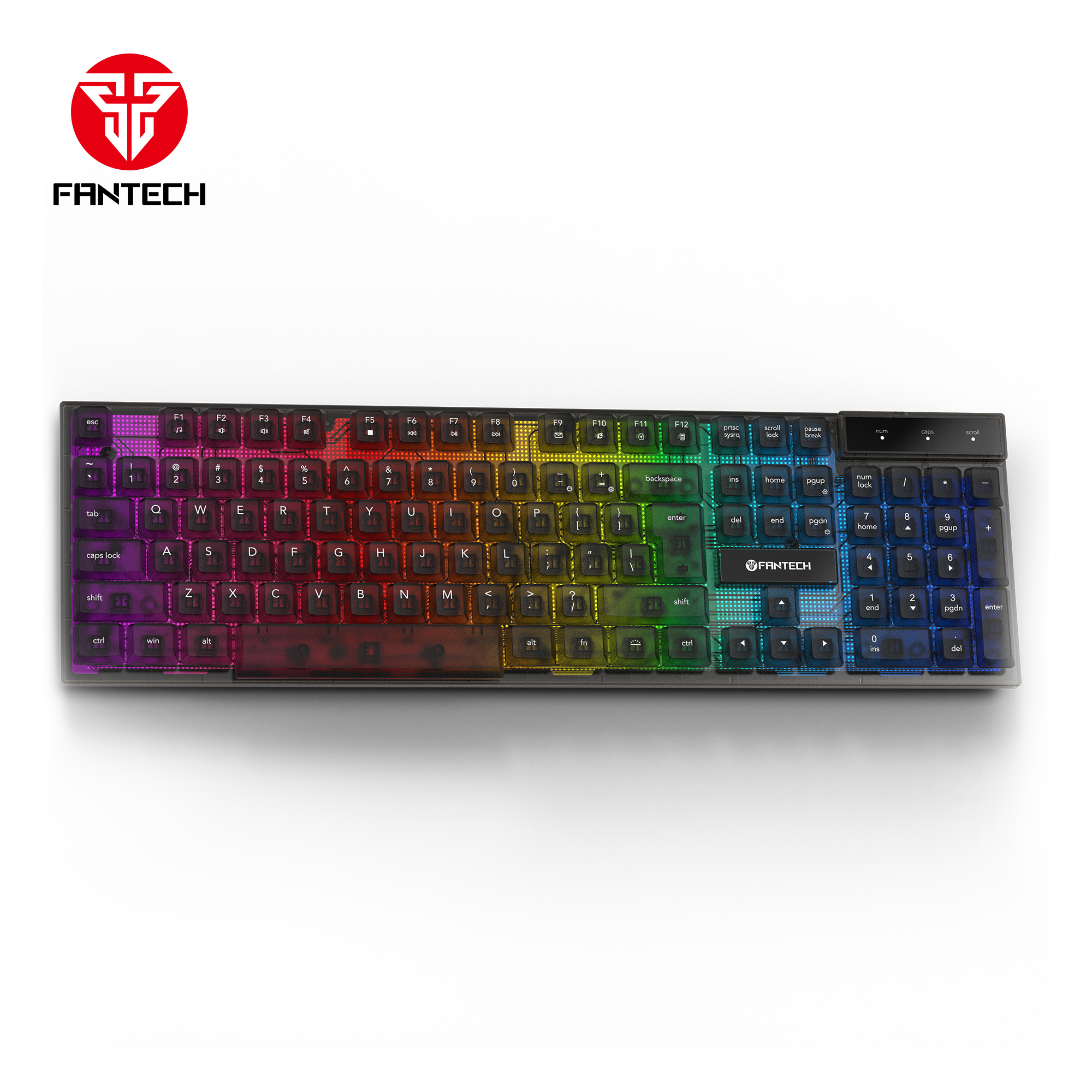 Fantech Shikari K515 RGB Membrane Gaming Keyboard - Fantech Jordan | Gaming Accessories Store 