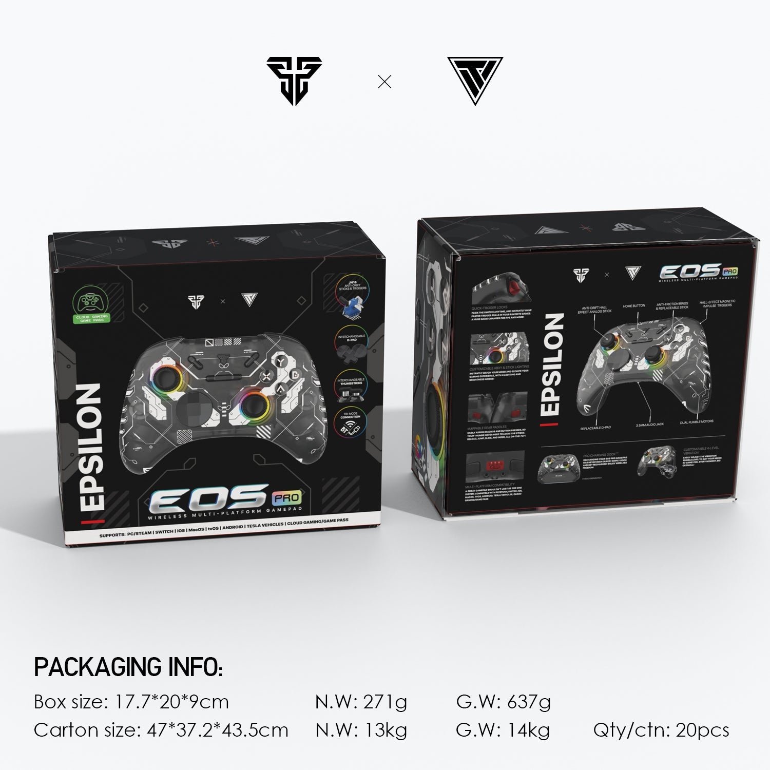 Fantech WGP15 Epsilon Eos Pro Wireless Gaming Controller - Fantech Jordan | Gaming Accessories Store 