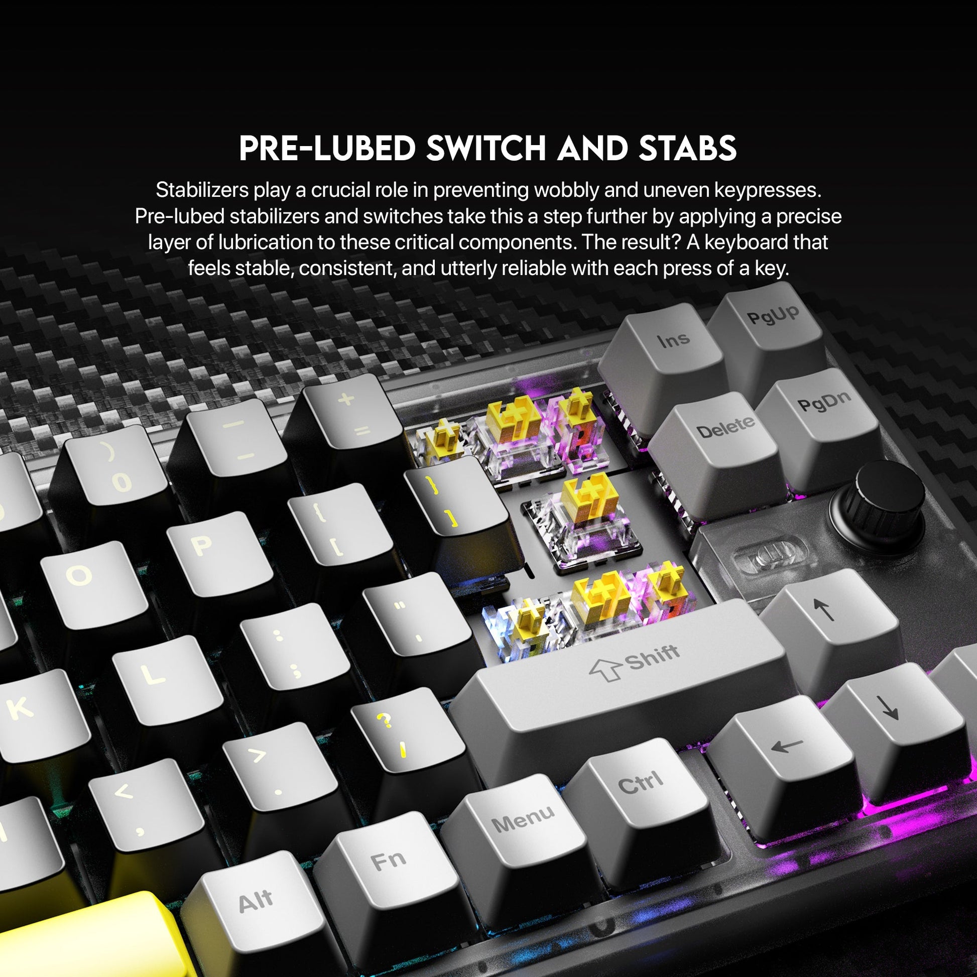 Fantech Maxfit70 MK911 Vibe Edition EPIC GREYSCALE Mechanical Gaming Keyboard - Fantech Jordan | Gaming Accessories Store 