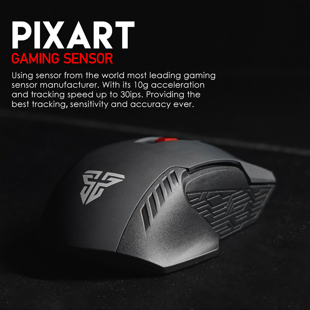 RAIGOR II WG10 WIRELESS 2.4GHZ PRO-GAMING MOUSE - Fantech Jordan | Gaming Accessories Store 