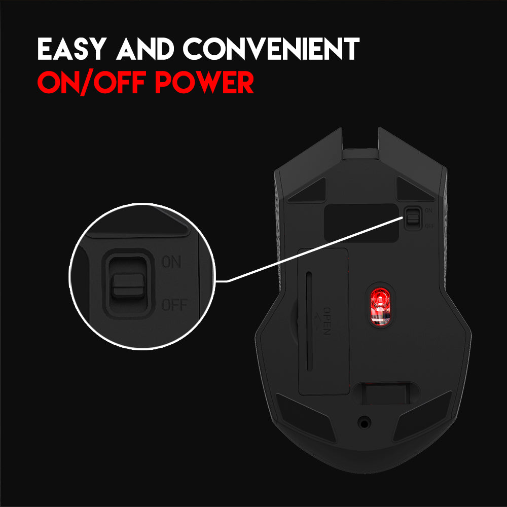 RAIGOR II WG10 WIRELESS 2.4GHZ PRO-GAMING MOUSE - Fantech Jordan | Gaming Accessories Store 