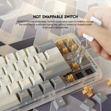Fantech Maxfit70 MK911 Vibe Edition EPIC GREYSCALE Mechanical Gaming Keyboard - Fantech Jordan | Gaming Accessories Store 