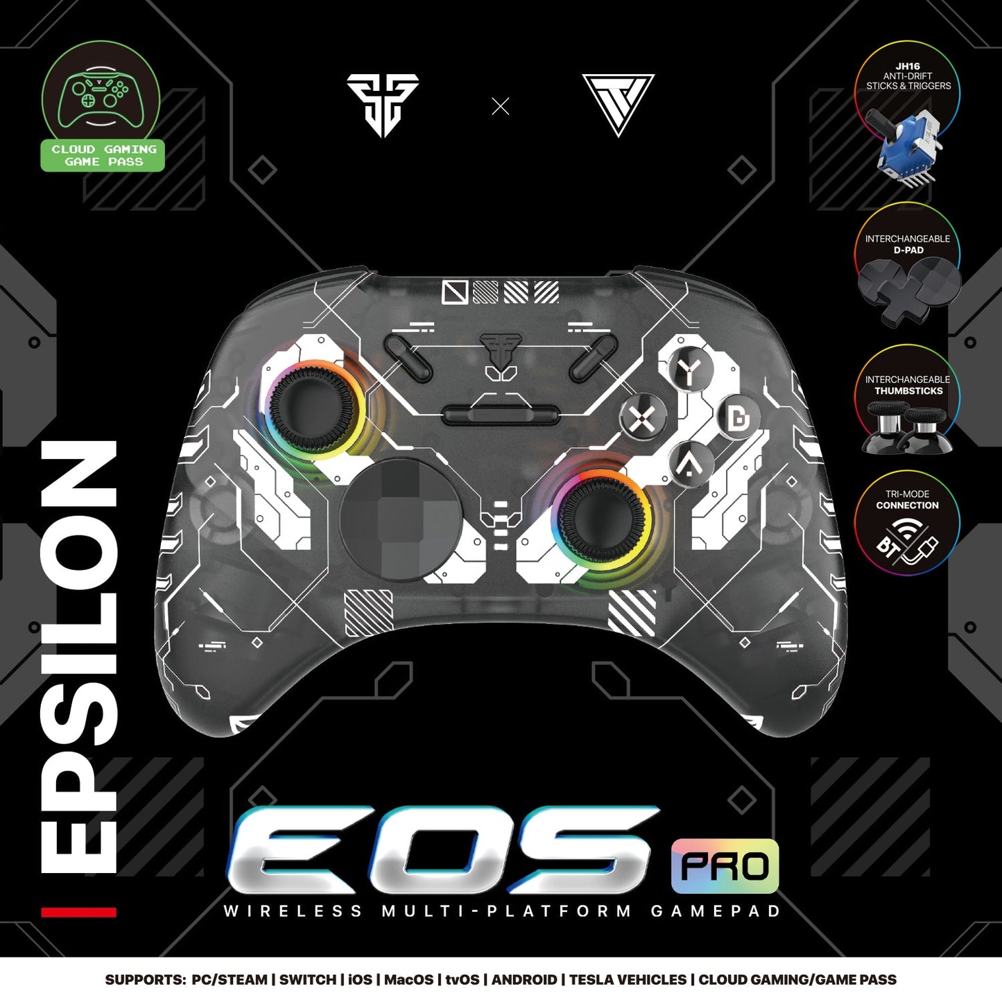 Fantech WGP15 Epsilon Eos Pro Wireless Gaming Controller - Fantech Jordan | Gaming Accessories Store 
