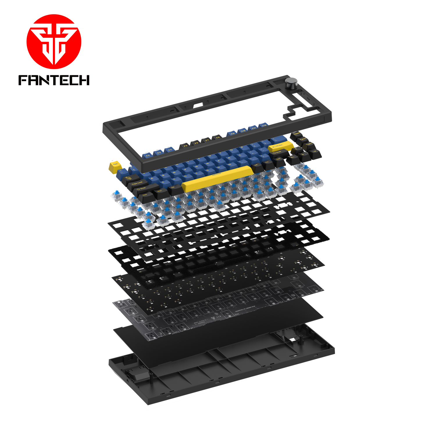 Fantech Rack Fantech Maxfit81 MK910 VIBE Grand Cobalt Edition Mechanical Keyboard ...