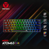 Fantech Atom63 MK859 Mechanical Gaming Keyboard Arabic/English - Fantech Jordan | Gaming Accessories Store 