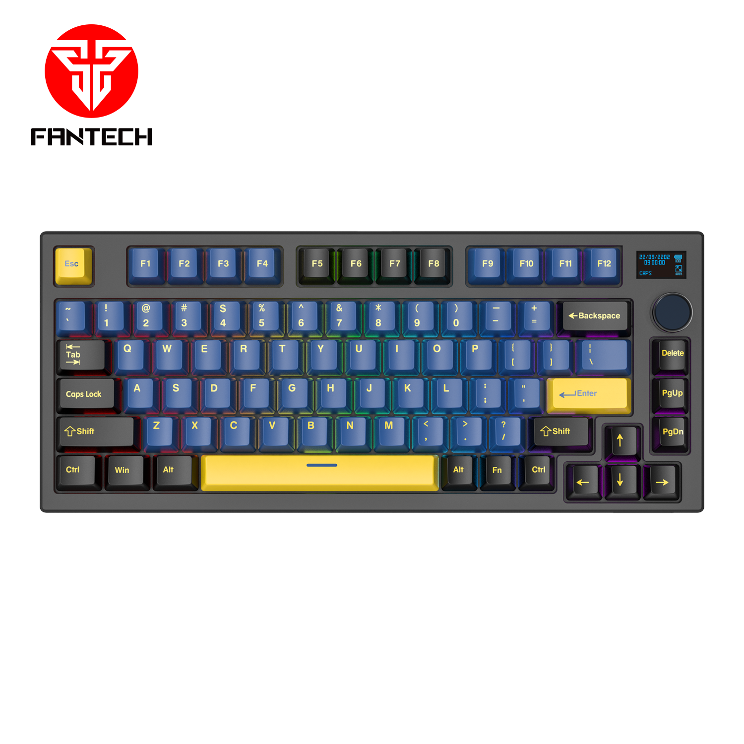 Waytech Keyboard Fantech Maxfit81 MK910 VIBE Grand Cobalt Edition Mechanical Keyboard ...
