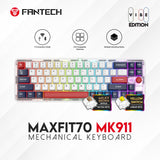 Fantech Maxfit70 MK911 Vibe Edition LONDON TOUR Mechanical Gaming Keyboard - Fantech Jordan | Gaming Accessories Store 