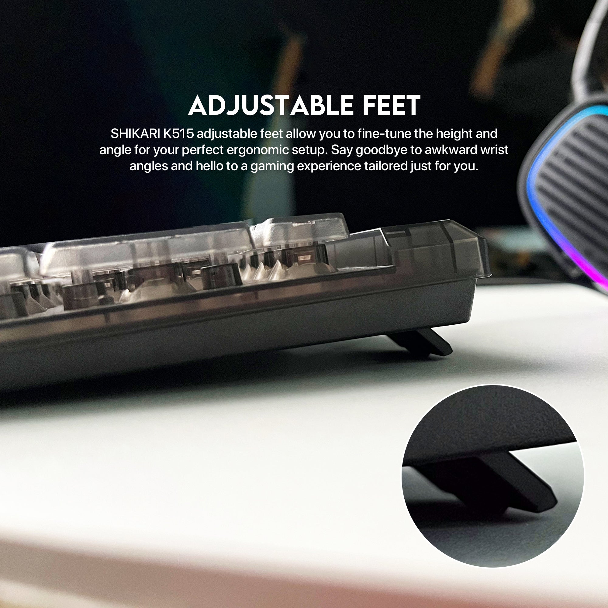 Fantech Shikari K515 RGB Membrane Gaming Keyboard - Fantech Jordan | Gaming Accessories Store