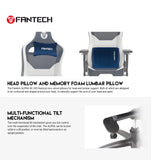 FANTECH ALPHA GC-283 GAMING CHAIR | Orange - Fantech Jordan | Gaming Accessories Store 