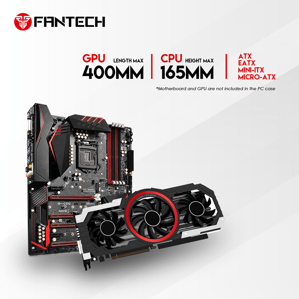 Fantech AERO XL CG81 Full Tower Case with 4 Free RGB Fan - Fantech Jordan | Gaming Accessories Store