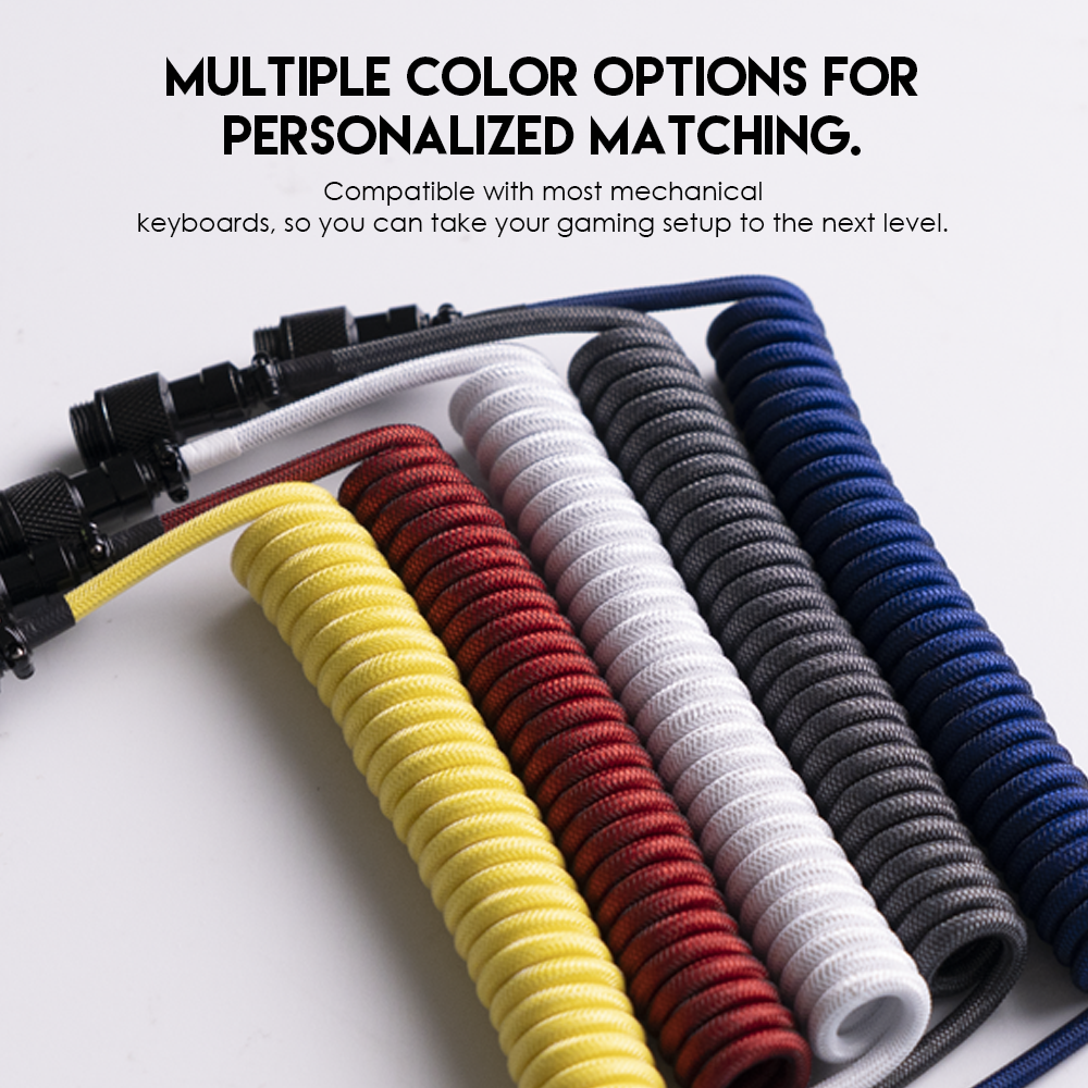 Fantech COILED CABLE AC701 - Fantech Jordan | Gaming Accessories Store 