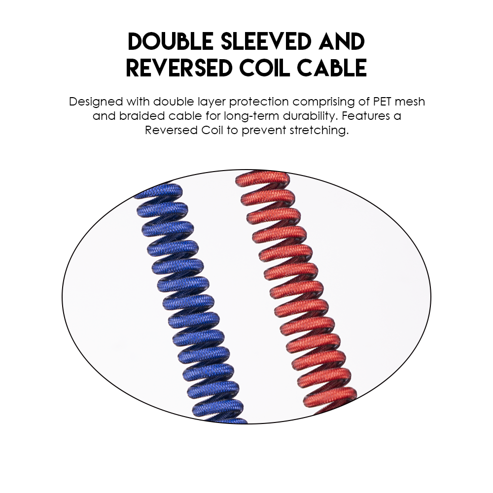 Fantech COILED CABLE AC701 - Fantech Jordan | Gaming Accessories Store 