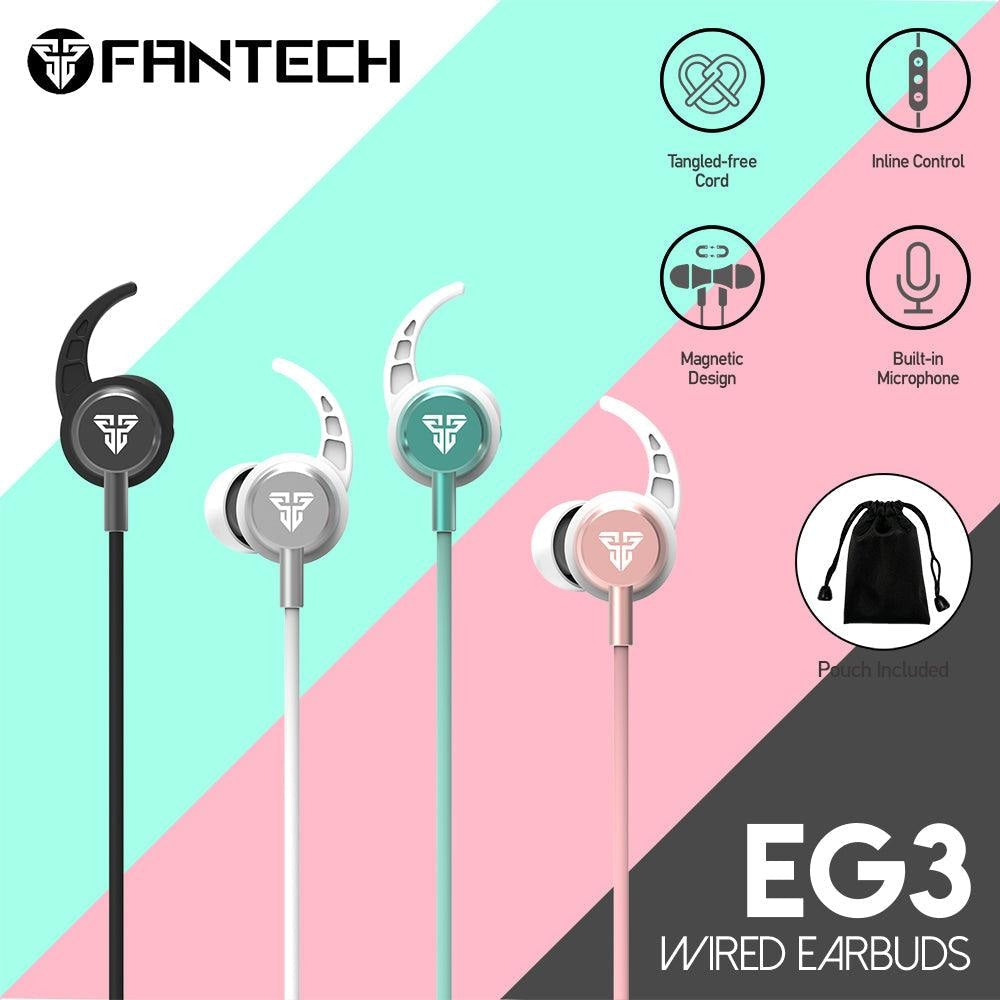 FANTECH EG3 WIRED EARBUDS Sakura Editon - Fantech Jordan | Gaming Accessories Store 