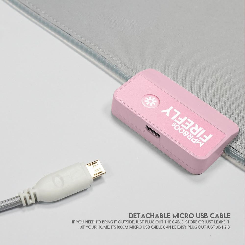 FANTECH FIREFLY SAKURA EDITION MPR800s RGB MOUSEPAD - Fantech Jordan | Gaming Accessories Store 