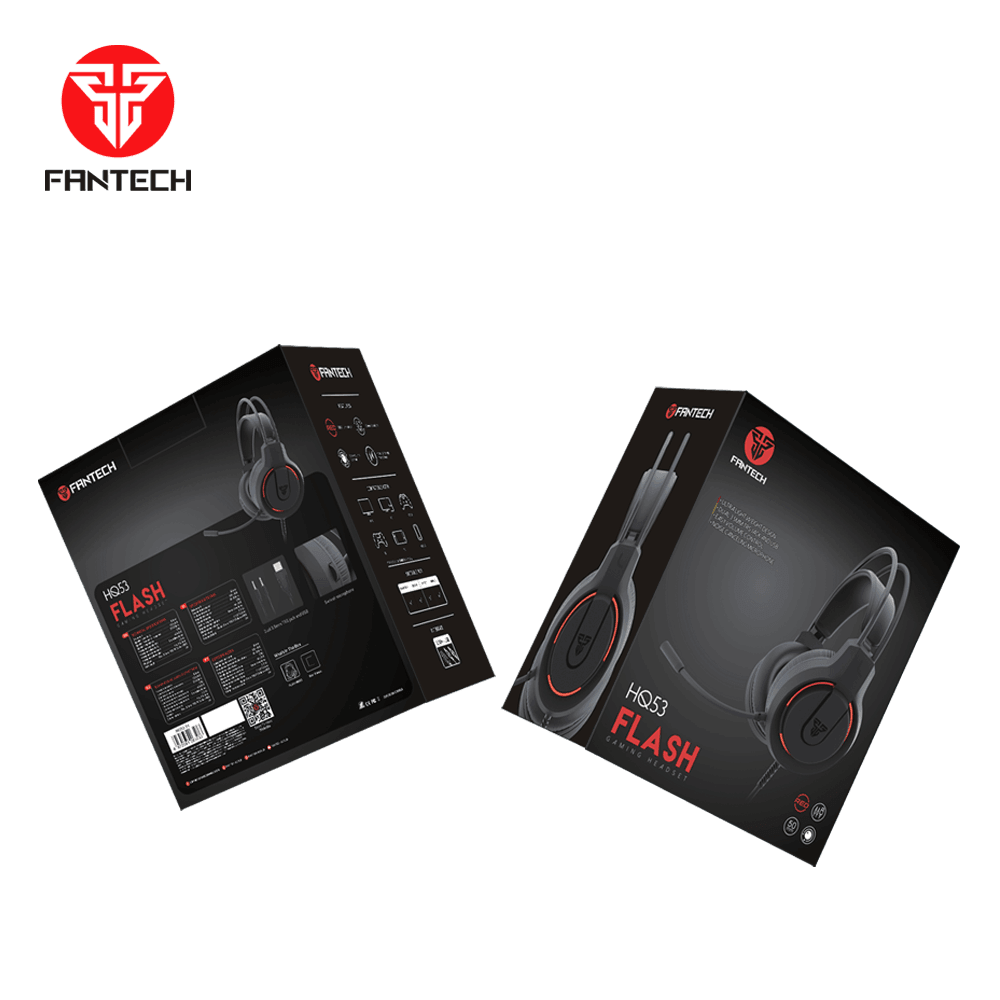 FANTECH FLASH HQ53 LIGHTWEIGHT GAMING HEADSET - Fantech Jordan | Gaming Accessories Store 