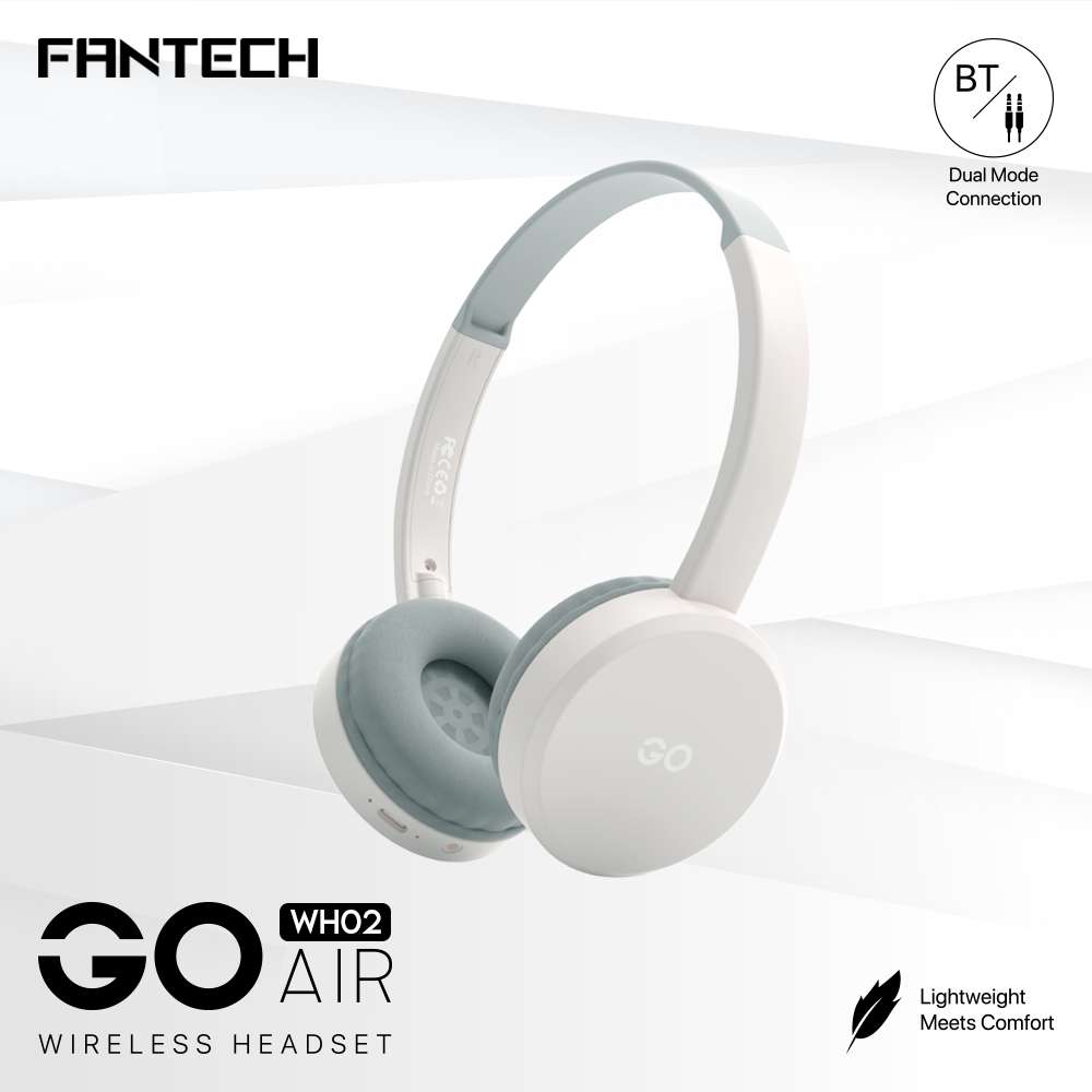 Fantech GO AIR WIRELESS HEADPHONE WH02 - Fantech Jordan | Gaming Accessories Store 