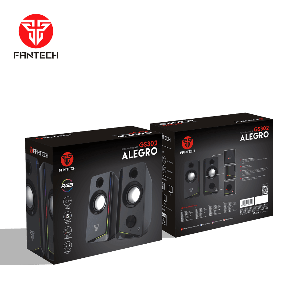 FANTECH GS302 ALEGRO RGB GAMING SPEAKER - Fantech Jordan | Gaming Accessories Store 
