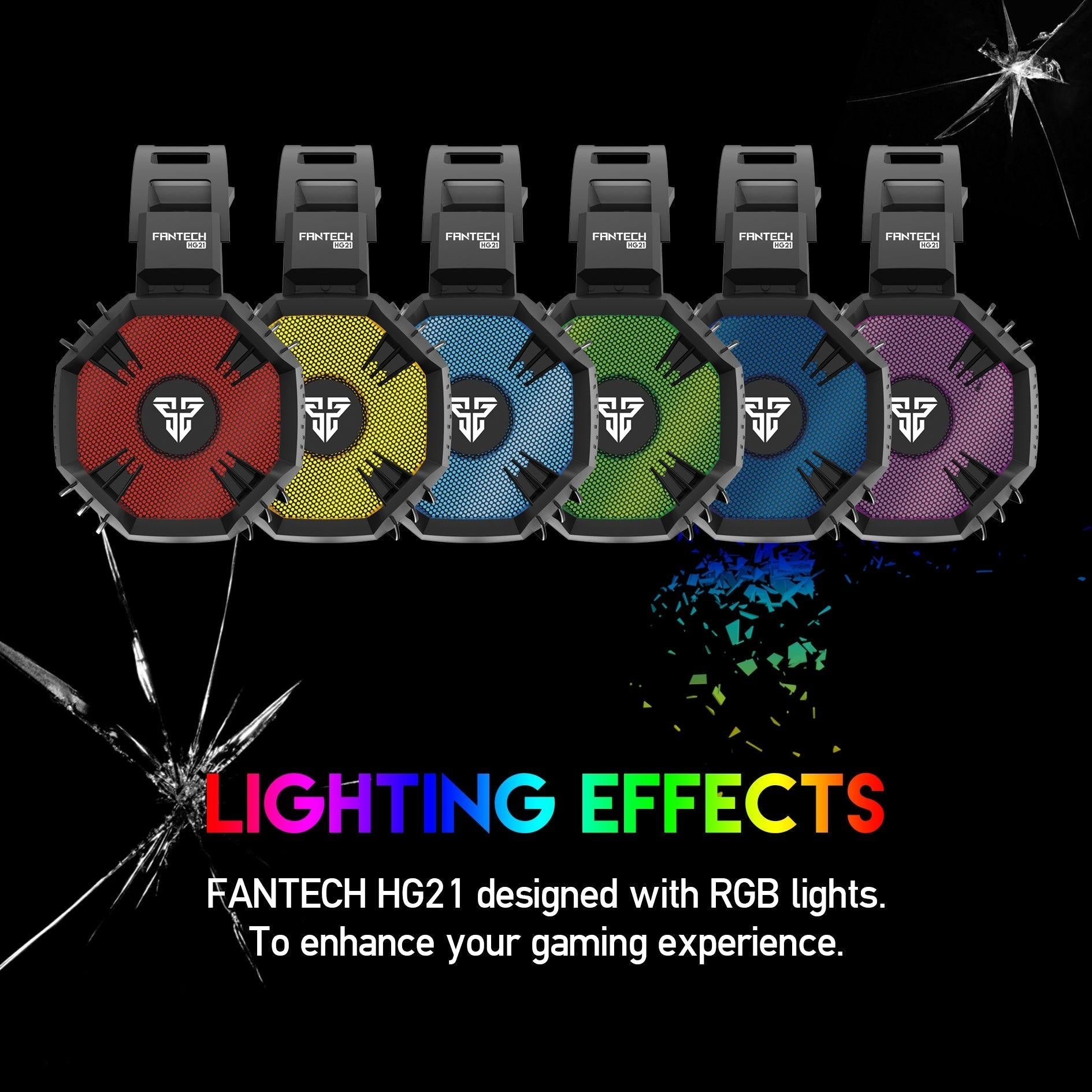 FANTECH HG21 HEXAGON 7.1 SURROUND GAMING HEADSET - Fantech Jordan | Gaming Accessories Store 