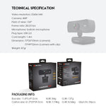 FANTECH LUMINOUS C30 2K WEBCAM - Fantech Jordan | Gaming Accessories Store 
