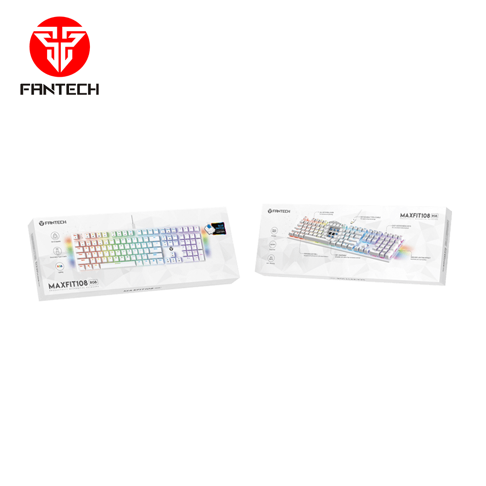 FANTECH MAXFIT108 MK855 RGB MECHANICAL KEYBOARD - Fantech Jordan | Gaming Accessories Store 