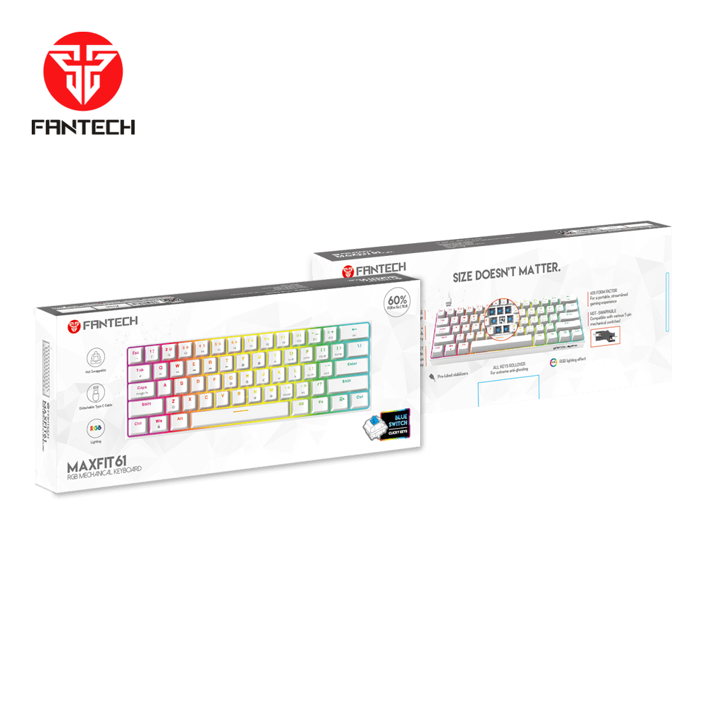 FANTECH MAXFIT61 MK857 RGB SPACE EDITION MECHANICAL KEYBOARD - Fantech Jordan | Gaming Accessories Store 